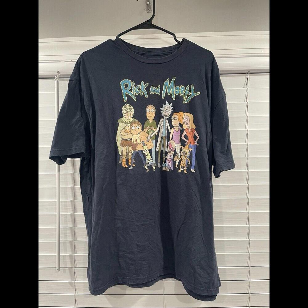 Ripple Junction Rick and Morty 2x Blue Men's 100% Cotton t-Shirt (1)